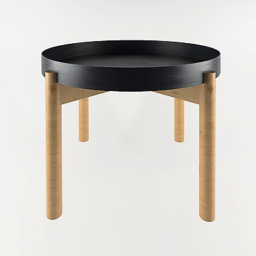 Stylish YPPERLIG Coffee Table by IKEA 3D model image 1 