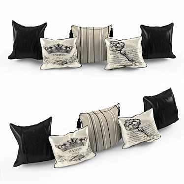 Cloud Comfort Pillow Set 3D model image 1 