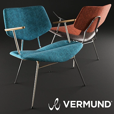 Cozy Lounge Chair - Vermund VL135 3D model image 1 