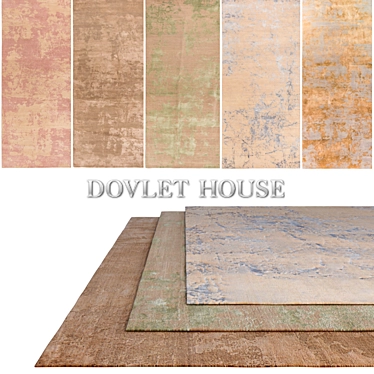 Luxurious Carpets Collection - DOVLET HOUSE (Set of 5) 3D model image 1 
