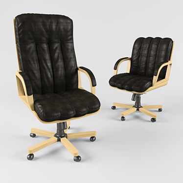 Classic Executive Chair- Bonn 3D model image 1 