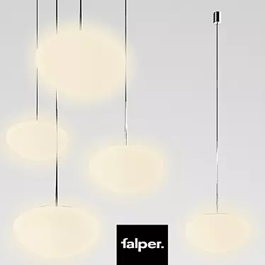 Elegant Falper Ovale Vanity 3D model image 1 