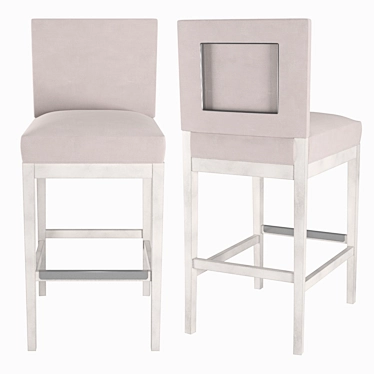 Elegant Vanguard Juliet Bar Stool 3D model image 1 