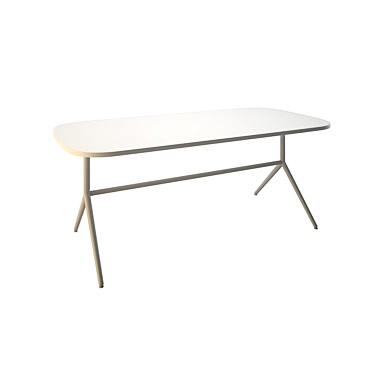 Elegant Oppeby Table 3D model image 1 