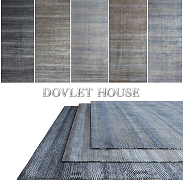 DOVLET HOUSE 5-Piece Carpet Collection (Part 77) 3D model image 1 