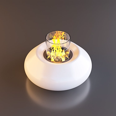 Portable Bubble Commerce Fireplace | Planika 3D model image 1 