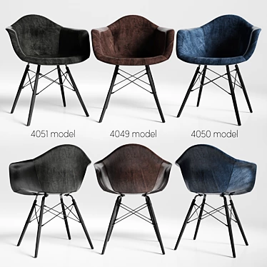 Modern Leather Chairs - Loftdesigne 4049, 4050, 4051 3D model image 1 