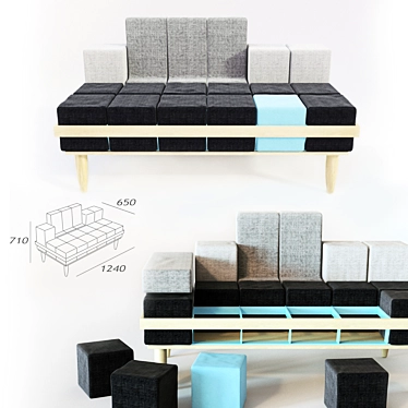 Bloc`d sofa