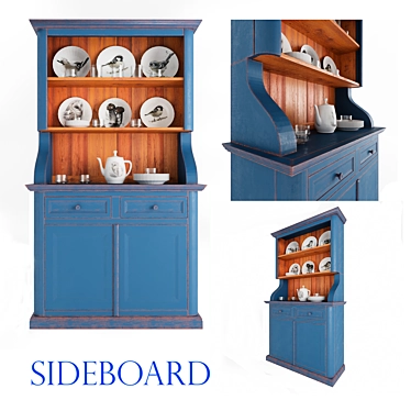 Modern Sideboard: Stylish Storage Solution 3D model image 1 