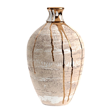 Molten Copper Vase 3D model image 1 