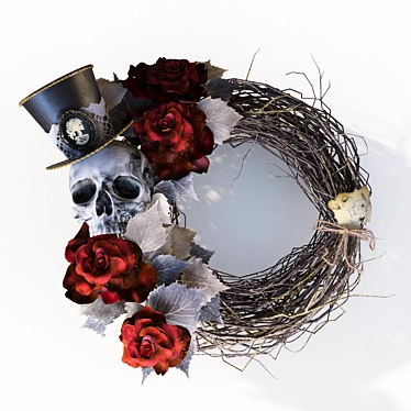 Spooky Halloween Wreath! 3D model image 1 