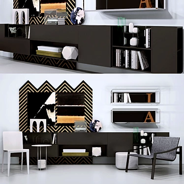 MOLTENI COLLECTION: Modern Elegance for Your Space 3D model image 1 