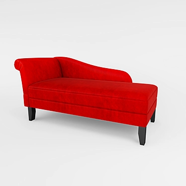 Elevate Your Comfort with Chaise Lounge 3D model image 1 