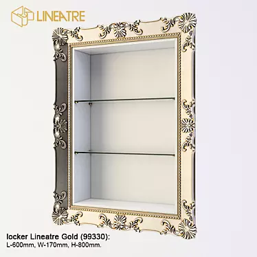 Lineatre Gold Locker: Compact and Sturdy 3D model image 1 