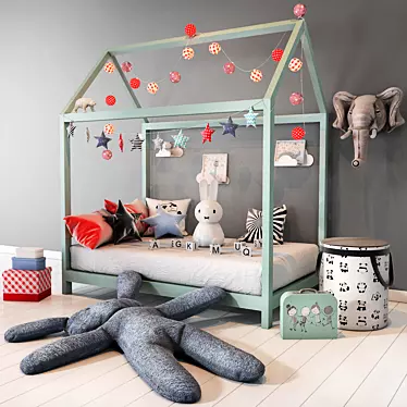 Magical Dreams Children Bedroom Set 3D model image 1 