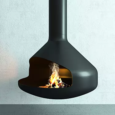 Ergofocus Fireplace: Modern and Stylish 3D model image 1 