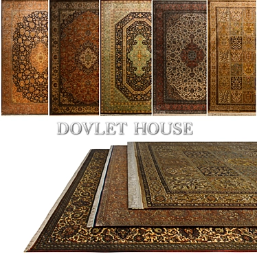 DOVLET HOUSE Carpets Set (Part 127) 3D model image 1 