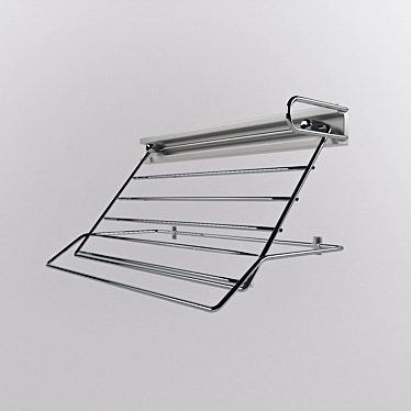 Space-Saving Trouser Hanger 3D model image 1 