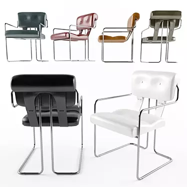 Tucroma Chair: Timeless Elegance 3D model image 1 