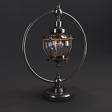 Zeppelin Metal Table Lamp - Ringo 3D model image 1 