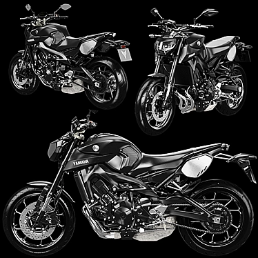 Yamaha MT-09 Tracer 3D Model 3D model image 1 