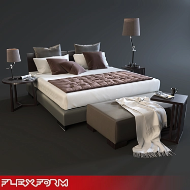 Flexform Long Island Bed Set