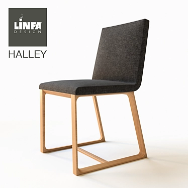 Halley Linfa Chair: Sleek and Stylish 3D model image 1 