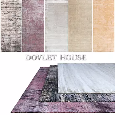 DOVLET HOUSE Carpets Set (Part 148) 3D model image 1 