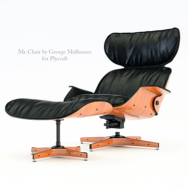 Mid-Century Modern Mr. Chair: Mulhauser Design 3D model image 1 