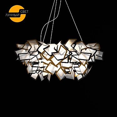 Colorful LED Pendant Lamp 3D model image 1 