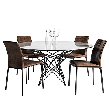 Gordon Table Group: Stylish Furniture Set 3D model image 1 