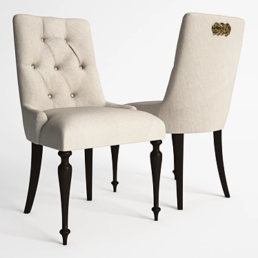 Elegant Huei Chair by Marioni 3D model image 1 