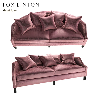 Elegant Fox Linton Demi Lune 3D model image 1 