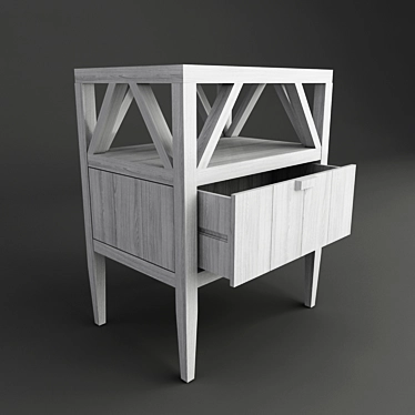 Flamant Furniture Bedside Table: Elegant Belgian Design 3D model image 1 