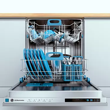 Efficient Dishwasher: Ultimate 60 System 3D model image 1 