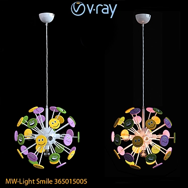 Maxa Chandelier: Versatile Lighting Options 3D model image 1 