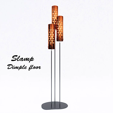 Elegant Dimple Floor Lamp 3D model image 1 