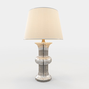 Sleek Bull Nose Cylinder Lamp 3D model image 1 