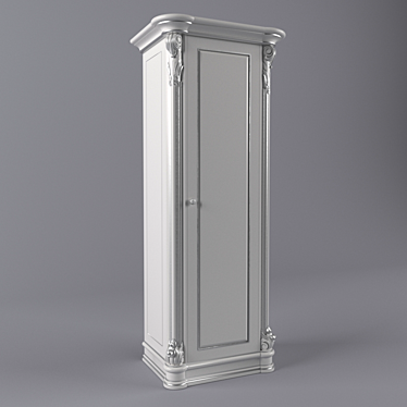 Spanish Cabinet: Classic CNC-Modeled Storage 3D model image 1 