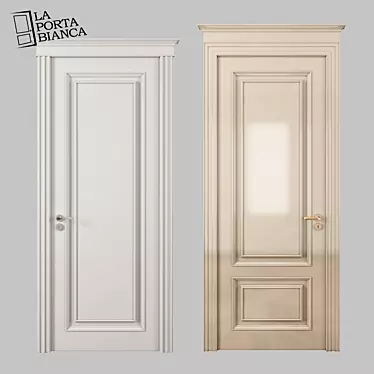 Elegant Classic Doors - Pure Perfection 3D model image 1 
