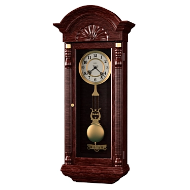 Elegant Howard Miller Jennison Wall Clock 3D model image 1 