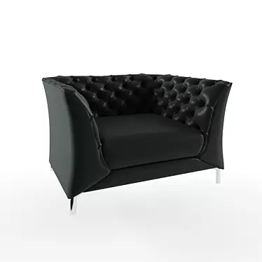 Luxurious Natuzzi Sofa: La Scala 3D model image 1 
