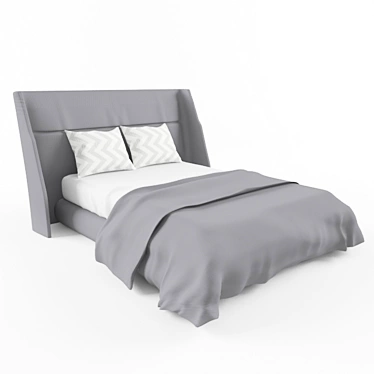 Cozy and Stylish Bed Amerpalo 3D model image 1 