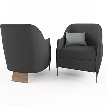 Elegance Ergonomic Chair 3D model image 1 