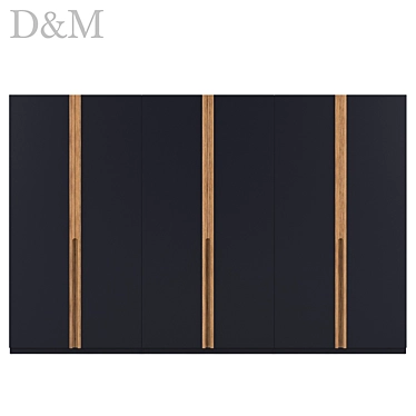 Versatile Set of DM Cabinets - Stylish Storage Solution 3D model image 1 