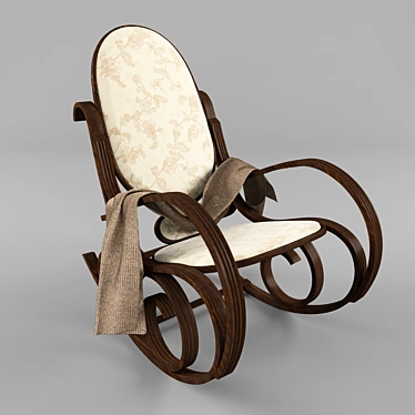 Sleek Modern Chair 3D model image 1 