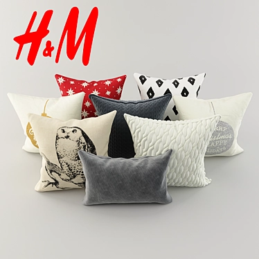 Decorative pillows from H & M, New Year&#39;s Set (part 2)