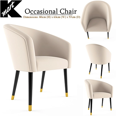 Elegant Accent Chair for Any Occasion 3D model image 1 