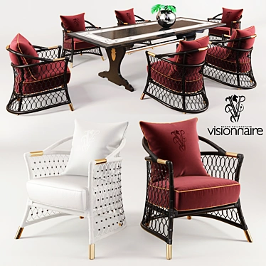 Visionnaire Ipe Cavalli Dining Set