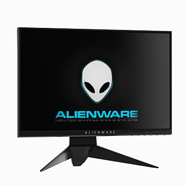 Dell Alienware 25: Immersive Gaming Experience 3D model image 1 